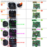 eXtremeRate Face Clicky Kit for PS5 Controller BDM-030/040/050 Face Buttons, Custom Hard Silicone Tactile Switch Dpad Action Buttons Mouse Click Kit for PS5 Controller BDM 030 040 - Without Controller - PFMD019