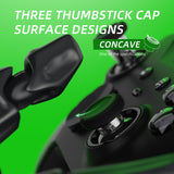 eXtremeRate 13 in 1 Component Pack Kit for Xbox Elite Series 2 Controller, 6 Metal Thumbsticks & Adjustment Tool, 2 D-Pads, 4 Paddles for Xbox Elite Series 2 Core Controller - Black &MetallicSilver - IL901