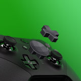 eXtremeRate 13 in 1 Component Pack Kit for Xbox Elite Series 2 Controller, 6 Metal Thumbsticks & Adjustment Tool, 2 D-Pads, 4 Paddles for Xbox Elite Series 2 Core Controller - Black &MetallicSilver - IL901