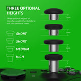 eXtremeRate 13 in 1 Component Pack Kit for Xbox Elite Series 2 Controller, 6 Metal Thumbsticks & Adjustment Tool, 2 D-Pads, 4 Paddles for Xbox Elite Series 2 Core Controller - Black &MetallicSilver - IL901