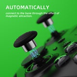 eXtremeRate 13 in 1 Component Pack Kit for Xbox Elite Series 2 Controller, 6 Metal Thumbsticks & Adjustment Tool, 2 D-Pads, 4 Paddles for Xbox Elite Series 2 Core Controller - Black &MetallicSilver - IL901