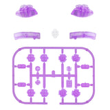 eXtremeRate Clear Atomic Purple Replacement ABXY Direction Keys SR SL L R ZR ZL Trigger Buttons Springs, Full Set Buttons Repair Kits with Tools for NS Switch JoyCon & OLED JoyCon - JoyCon Shell NOT Included - AJ108