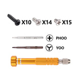 eXtremeRate Replacement DIY Colorful ABXY Buttons Directions Keys Repair Kits for NS Switch JoyCon & OLED JoyCon - AJ109