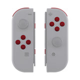 eXtremeRate Soft Touch Red Replacement ABXY Direction Keys SR SL L R ZR ZL Trigger Buttons Springs, Full Set Buttons Repair Kits with Tools for NS Switch JoyCon & OLED JoyCon - JoyCon Shell NOT Included- AJ202