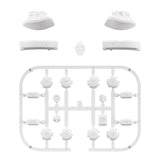 eXtremeRate White Replacement ABXY Direction Keys SR SL L R ZR ZL Trigger Buttons Springs, Full Set Buttons Repair Kits with Tools for NS Switch JoyCon & OLED JoyCon - JoyCon Shell NOT Included- AJ203