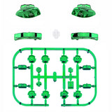 eXtremeRate Chrome Green Glossy Replacement ABXY Direction Keys SR SL L R ZR ZL Trigger Buttons Springs, Full Set Buttons Fix Kits with Tools for NS Switch JoyCon & OLED JoyCon - JoyCon Shell NOT Included - AJ306