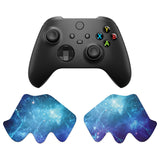 PlayVital Blue Nebula Anti-Skid Sweat-Absorbent Controller Grip for Xbox Series X/S Controller, Professional Textured Soft Rubber Pads Handle Grips for Xbox Series X/S Controller - X3PJ040