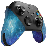 PlayVital Blue Nebula Anti-Skid Sweat-Absorbent Controller Grip for Xbox Series X/S Controller, Professional Textured Soft Rubber Pads Handle Grips for Xbox Series X/S Controller - X3PJ040