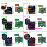 eXtremeRate LUNA Redesigned Front Shell with Touchpad for PS5 Controller BDM-010/020/030/040/050/060 - Purgatory Fire Serpent - GHPFT024G4