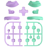 eXtremeRate DIY Replacement Full Set Buttons for Nintendo Switch 2 - Purple & Green - BEWNTM015