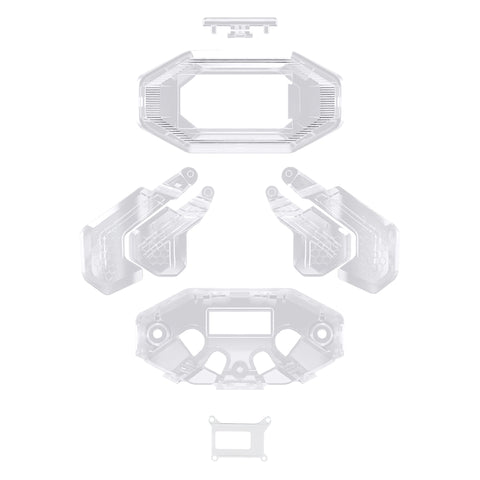 eXtremeRate Replacement K1 K2 K3 K4 Back Paddles for eXtremeRate BEYOND Back Paddles Kit, Compatible with PS5 Edge Controller - Clear - BGKEGM005WS