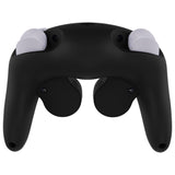 eXtremeRate Black  Replacement Faceplate Backplate with Buttons for Nintendo GameCube Controller - GCNP3005