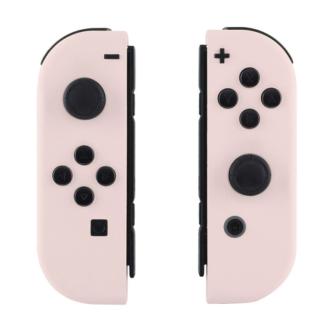 eXtremeRate Cherry Blossoms Pink Handheld Controller Housing With Full Set Buttons DIY Replacement Shell Case for NS Switch JoyCon & OLED JoyCon - Console Shell NOT Included - CP306