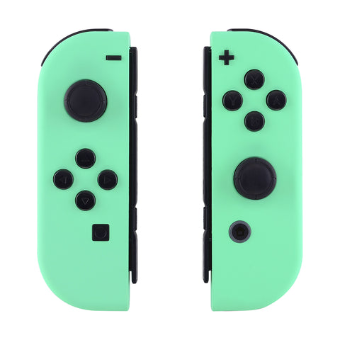 eXtremeRate Mint Green Handheld Controller Housing With Full Set Buttons DIY Replacement Shell Case for NS Switch JoyCon & OLED JoyCon - Console Shell NOT Included - CP308