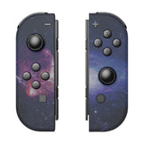 eXtremeRate Soft Touch Grip Nubula Galaxy Patterned Joycon Handheld Controller Housing with Coloful Buttons, DIY Replacement Shell Case for NS Switch JoyCon & OLED JoyCon – Joycon and Console NOT Included - CT110