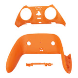 eXtremeRate Orange Top Bottom Decorative Trim Shell Compatible with ps5 Edge Controller DIY Replacement Front Back Clip Shell, Custom Plates Cover Compatible with ps5 Edge Controller - CXQEGP002