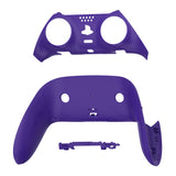 eXtremeRate Purple Top Bottom Decorative Trim Shell Compatible with ps5 Edge Controller DIY Replacement Front Back Clip Shell, Custom Plates Cover Compatible with ps5 Edge Controller - CXQEGP004