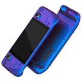 eXtremeRate Replacement Chameleon Purple Blue Full Set Shell with Buttons for Steam Deck LCD - QESDP004