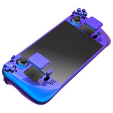 eXtremeRate Replacement Chameleon Purple Blue Full Set Shell with Buttons for Steam Deck LCD - QESDP004