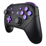 eXtremeRate DIY Replacement Full Set Buttons for Nintendo Switch Pro Controller - Purple Blue Chameleon - KRP301