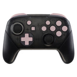 eXtremeRate DIY Replacement Full Set Buttons for Nintendo Switch Pro Controller - Cherry Blossoms Pink - KRP307