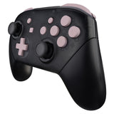 eXtremeRate DIY Replacement Full Set Buttons for Nintendo Switch Pro Controller - Cherry Blossoms Pink - KRP307