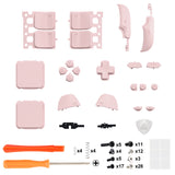 eXtremeRate Cherry Blossoms Pink Replacement Full Set Buttons for Steam Deck LCD - JESDP007