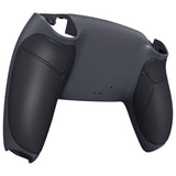 eXtremeRate Classic Gray & Dark Gray Performance Rubberized Custom Back Housing Bottom Shell Compatible with ps5 Controller, Replacement Back Shell Cover Compatible with ps5 Controller - DPFU6004