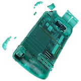 eXtremeRate Replacement Clear Emerald Green Full Set Shell with Buttons for Steam Deck LCD - QESDM004