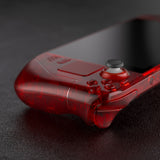 eXtremeRate Replacement Clear Red Full Set Shell with Buttons for Steam Deck LCD - QESDM006