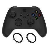 eXtremeRate Custom Accent Rings for Xbox Elite Series 2 Core & for Elite Series 2 & for Xbox One Elite Controller, Compatible with eXtremeRate ASR Version Shell for Xbox Series X/S Controller - Black - XOJ13008GC