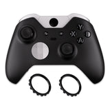 eXtremeRate Custom Accent Rings for Xbox Elite Series 2 Core & for Elite Series 2 & for Xbox One Elite Controller, Compatible with eXtremeRate ASR Version Shell for Xbox Series X/S Controller - Black - XOJ13008GC