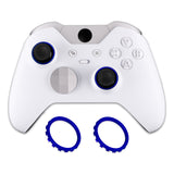 eXtremeRate Custom Accent Rings for Xbox Elite Series 2 Core & for Elite Series 2 & for Xbox One Elite Controller, Compatible with eXtremeRate ASR Version Shell for Xbox Series X/S Controller - Chrome Blue - XOJ13012GC