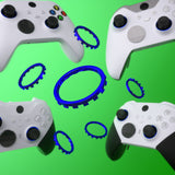 eXtremeRate Custom Accent Rings for Xbox Elite Series 2 Core & for Elite Series 2 & for Xbox One Elite Controller, Compatible with eXtremeRate ASR Version Shell for Xbox Series X/S Controller - Chrome Blue - XOJ13012GC