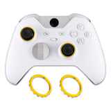 eXtremeRate Custom Accent Rings for Xbox Elite Series 2 Core & for Elite Series 2 & for Xbox One Elite Controller, Compatible with eXtremeRate ASR Version Shell for Xbox Series X/S Controller - Chrome Gold - XOJ13009GC