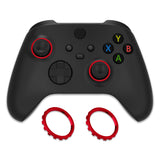 eXtremeRate Custom Accent Rings for Xbox Elite Series 2 Core & for Elite Series 2 & for Xbox One Elite Controller, Compatible with eXtremeRate ASR Version Shell for Xbox Series X/S Controller - Chrome Red - XOJ13011GC