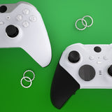 eXtremeRate Custom Accent Rings for Xbox Elite Series 2 Core & for Elite Series 2 & for Xbox One Elite Controller, Compatible with eXtremeRate ASR Version Shell for Xbox Series X/S Controller - Chrome Silver - XOJ13010GC