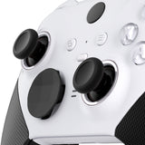 eXtremeRate Custom Accent Rings for Xbox Elite Series 2 Core & for Elite Series 2 & for Xbox One Elite Controller, Compatible with eXtremeRate ASR Version Shell for Xbox Series X/S Controller - Chrome Silver - XOJ13010GC