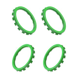 eXtremeRate Custom Accent Rings for Xbox Elite Series 2 Core & for Elite Series 2 & for Xbox One Elite Controller, Compatible with eXtremeRate ASR Version Shell for Xbox Series X/S Controller - Green - XOJ13005GC