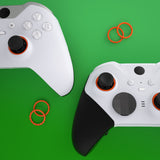 eXtremeRate Custom Accent Rings for Xbox Elite Series 2 Core & for Elite Series 2 & for Xbox One Elite Controller, Compatible with eXtremeRate ASR Version Shell for Xbox Series X/S Controller - Orange - XOJ13003GC