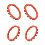 eXtremeRate Custom Accent Rings for Xbox Elite Series 2 Core & for Elite Series 2 & for Xbox One Elite Controller, Compatible with eXtremeRate ASR Version Shell for Xbox Series X/S Controller - Orange - XOJ13003GC