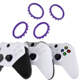 eXtremeRate Custom Accent Rings for Xbox Elite Series 2 Core & for Elite Series 2 & for Xbox One Elite Controller, Compatible with eXtremeRate ASR Version Shell for Xbox Series X/S Controller - Purple - XOJ13006GC