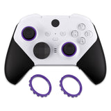 eXtremeRate Custom Accent Rings for Xbox Elite Series 2 Core & for Elite Series 2 & for Xbox One Elite Controller, Compatible with eXtremeRate ASR Version Shell for Xbox Series X/S Controller - Purple - XOJ13006GC