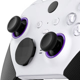 eXtremeRate Custom Accent Rings for Xbox Elite Series 2 Core & for Elite Series 2 & for Xbox One Elite Controller, Compatible with eXtremeRate ASR Version Shell for Xbox Series X/S Controller - Purple - XOJ13006GC