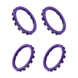 eXtremeRate Custom Accent Rings for Xbox Elite Series 2 Core & for Elite Series 2 & for Xbox One Elite Controller, Compatible with eXtremeRate ASR Version Shell for Xbox Series X/S Controller - Purple - XOJ13006GC