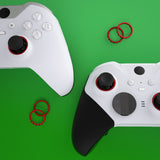 eXtremeRate Custom Accent Rings for Xbox Elite Series 2 Core & for Elite Series 2 & for Xbox One Elite Controller, Compatible with eXtremeRate ASR Version Shell for Xbox Series X/S Controller - Scarlet Red - XOJ13002GC