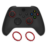 eXtremeRate Custom Accent Rings for Xbox Elite Series 2 Core & for Elite Series 2 & for Xbox One Elite Controller, Compatible with eXtremeRate ASR Version Shell for Xbox Series X/S Controller - Scarlet Red - XOJ13002GC