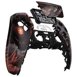 eXtremeRate Cyclops Dragon Touchpad Front Housing Shell Compatible with ps5 Controller BDM-010/020/030/040/050, DIY Replacement Shell Custom Touch Pad Cover Compatible with ps5 Controller - ZPFT1087G3