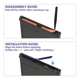 eXtremeRate Side Rail Slot Sticker for Nintendo Switch 2 Console - SwitchCube Purple - DDBNT196