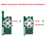 eXtremeRate 7 Colors 9 Modes NS Joycon DFS LED Kit for NS Switch, Multi-Colors Luminated ABXY Trigger Face White Buttons for NS Switch & Switch OLED Model JoyCon - JoyCon NOT Included - NSLED013G2